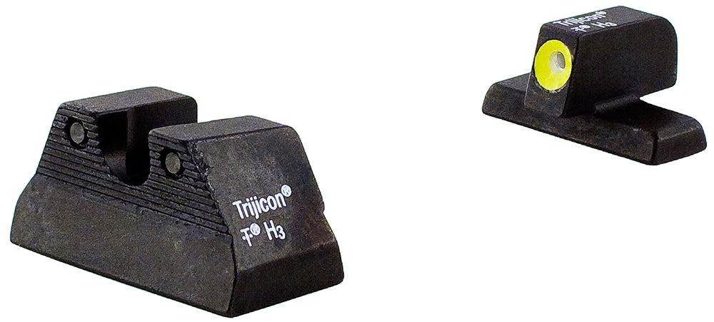 Trijicon 600596 HD Night Sights Green/Tritium Yellow Outline Front Sight-Green Tritium Black Outline Rear Sight H&K USP