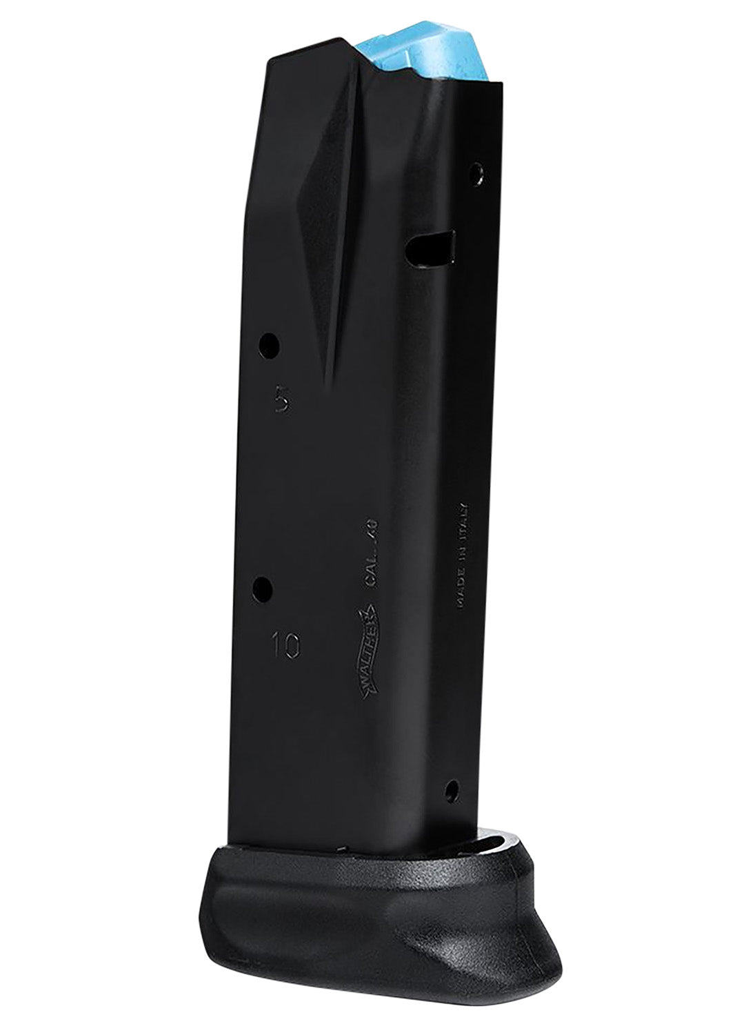 Walther Arms 2796457 PPQ 12rd 14rd Extended 40 S&W Fits Walther PPQ M1 Classic Black Steel