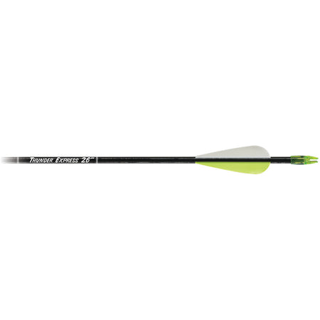 Carbon Express Thunder Express Arrows Black 26 in. 18 pk.