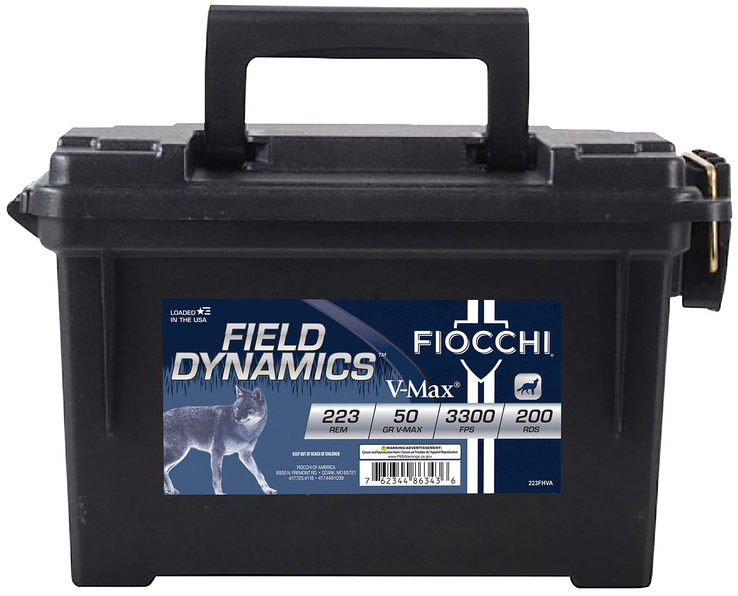 Fiocchi .223 Remington Field Dynamics 50gr PolyTip Ammo