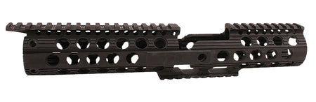 Troy Ind SRAIDLTCXBT00 Delta CX Rail 12" Aluminum Black for AR-15