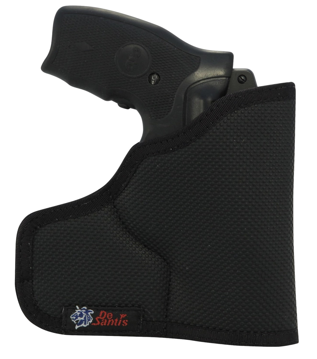 DeSantis Gunhide M33BJN3Z0 Nemesis Ammo Pocket Rubberized Fabric Fits S&W J Frame Fits 2" Barrel Ambidextrous