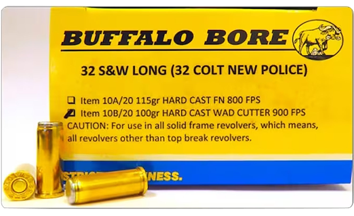 Buffalo Bore .45 Long Colt Anti-Personnel 225gr Wadcutter Ammo