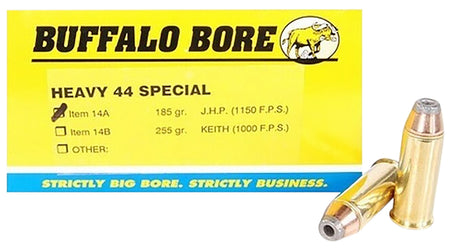 Buffalo Bore .44 S&W Special 180gr JHP Ammo