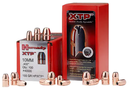 Hornady 35571 XTP 9mm .355 124 gr Hollow Point 100 Per Box/ 25 Case