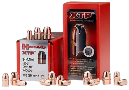 Hornady 44050 XTP 44 Cal .430 180 gr Hollow Point 100 Per Box/ 15 Case