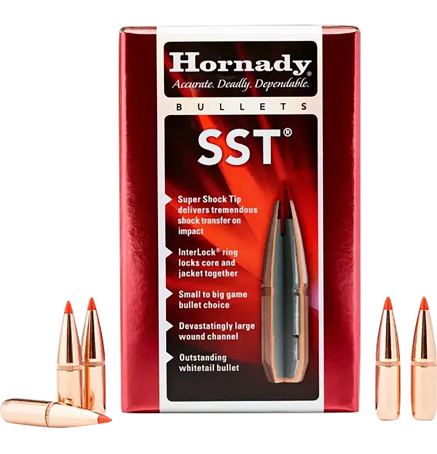 Hornady 27352 SST 270 Win .277 140 gr Super Shock Tip 100 Per Box/ 15 Case