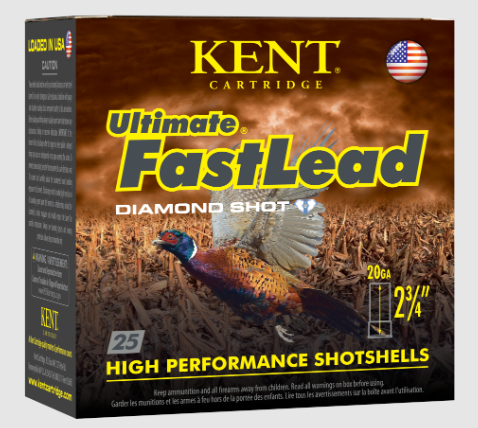 Kent Cartridge Ultimate Fast Lead 20 Gauge 2.75" 1 oz #6 Shot