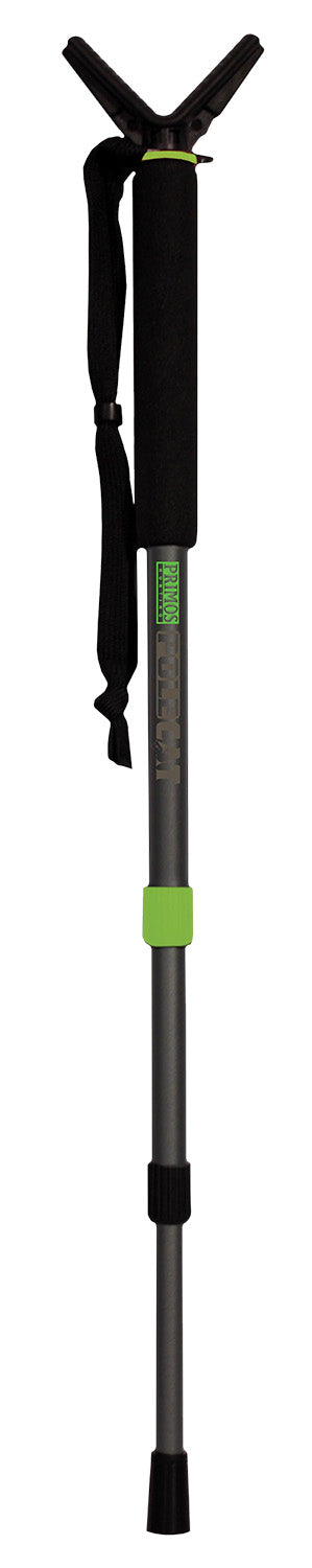 Primos 65480 Pole Cat Shooting Stick, Short, Black Aluminum, 16-38"