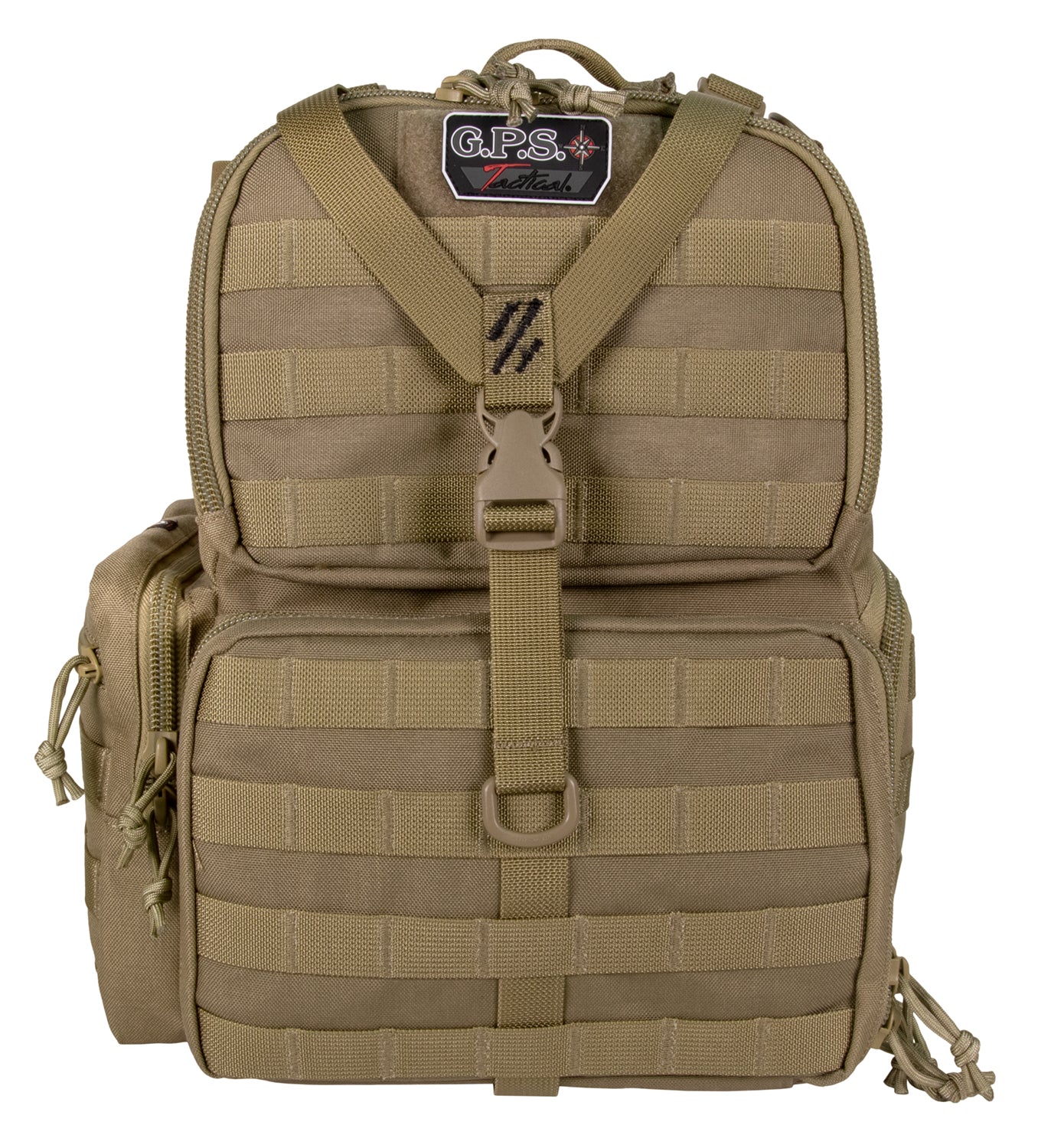 GPS Bags T1612BPT Tactical Range Tan 1000D Nylon Teflon Coating 3 Handguns