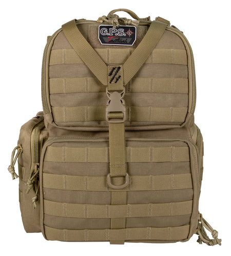 GPS Bags T1612BPT Tactical Range Tan 1000D Nylon Teflon Coating 3 Handguns