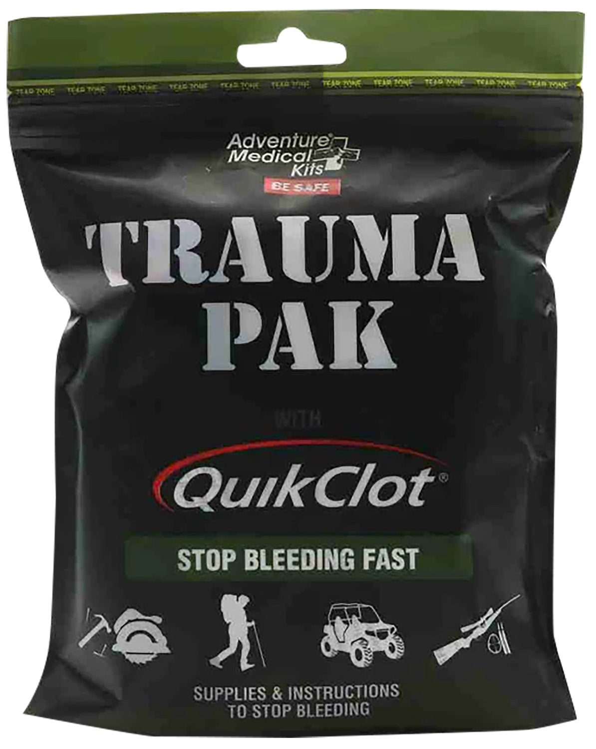 Adventure Medical Kits 20640292 Trauma Pak QuikClot Stop Bleeding Zeolite 707708202926