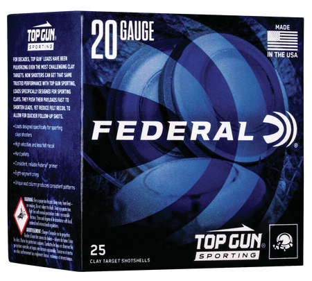 Federal Top Gun Sporting 20 Gauge 2.75'' 7/8 oz #8 Shot