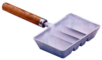 LEE INGOT MOLD WOOD HANDLE 4 CAVITY