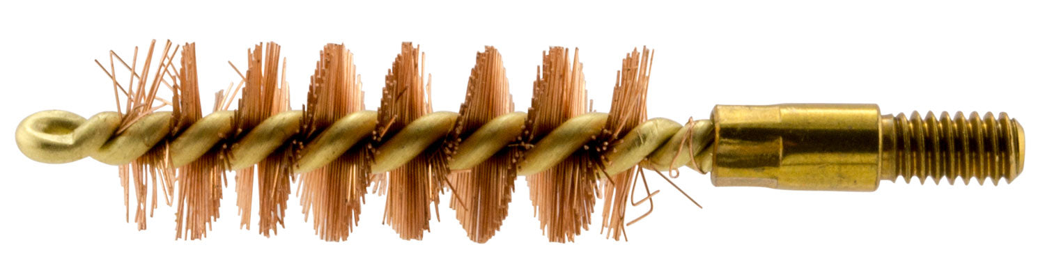 Pro-Shot 10P Bore Brush .40/ 10mm Cal Pistol #8-32 Thread Bronze Bristles Brass Core