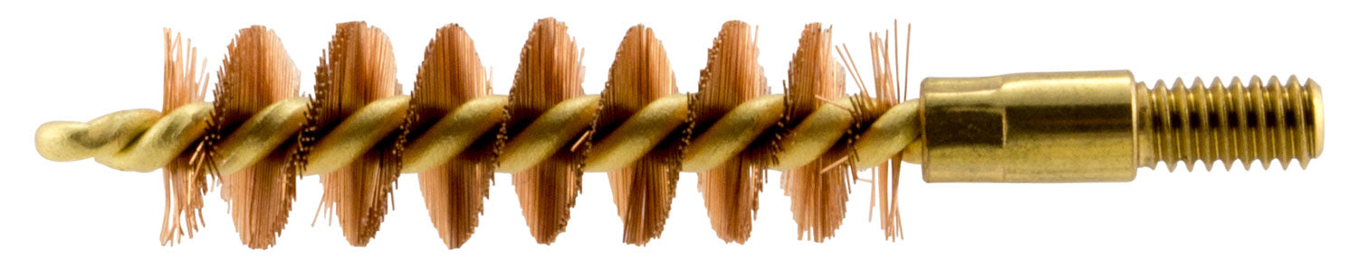 Pro-Shot 9P Bore Brush 9mm Pistol #8-32 Thread Bronze Bristles Brass Core