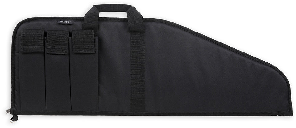 Bulldog BD49943 Pit Bull 43" Black Floatable Water Resistant Nylon, Tricot Lining, 3 Velcro Exterior Magazine Pouches, Soft Padding