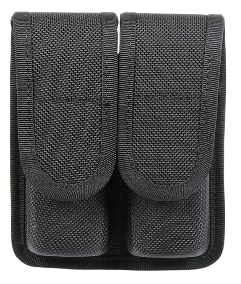 Blackhawk 44A001BK Double Mag Pouch Black Cordura Compatible w/Double Stack/9mm/40/45