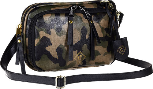 ALLEN GIRLS W/ GUNS CONCEAL CARRY PURSE CLUTCH CAMO