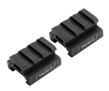 TruGlo TG8972B Picatinny Riser Mount Matte Black Anodized