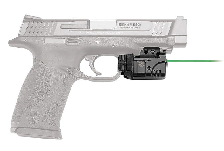 Crimson Trace 0142001 Rail Master Pro Green Laser 5mW/100 Lumens, 532nM Wavelength, Picatinny/Weaver Rail Mount