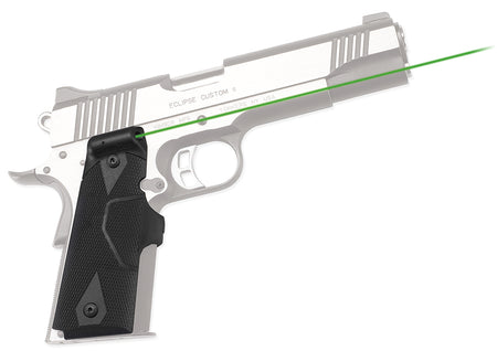 Crimson Trace 0141001 Lasergrips Fits 1911/1911A1, Green Laser Black Polymer