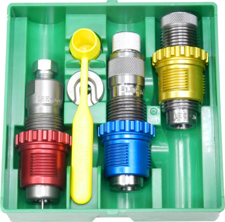 LEE PACESETTER 3-DIE SET & BREECH LOCK BUSHINGS 22-250!