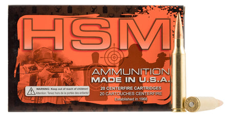 HSM .338 Lapua Magnum Match 300gr BTHP Ammo