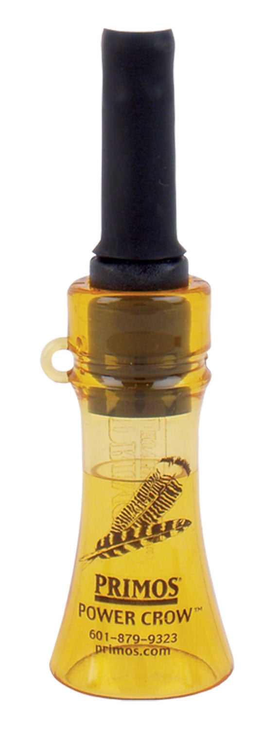 Primos 330 Power Crow Open Call Crow Sounds Attracts Crow/Turkey Black/Yellow Plastic