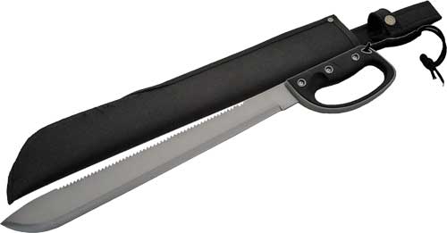 SZCO RITE EDGE 19" RUBBER GRIP MACHETE 24.75" OVERALL LENGTH