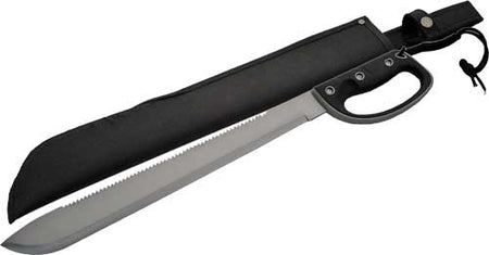 SZCO RITE EDGE 19" RUBBER GRIP MACHETE 24.75" OVERALL LENGTH
