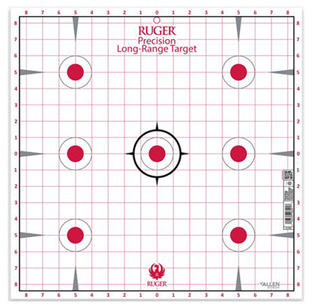 Ruger Paper Tgt 7spot Sightin 17x17 20pk