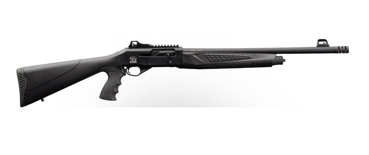 Charles Daly 930229 601 Tactical Full Size 12 Gauge Semi-Auto 3" 4+1 18.50" Black Steel Barrel, Black w/Picatinny Rail Aluminum Receiver, Fixed w/Pistol Grip Black Synthetic Stock