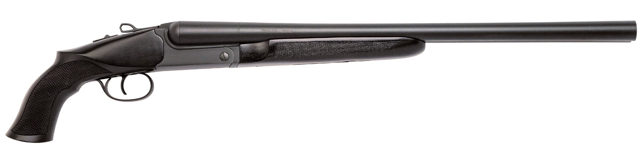 Charles Daly 930385 500 12 Gauge Break Open 2 20" Black Side By Side Barrel, Black Receiver, Black Wood Stock, Includes Pistol Grip