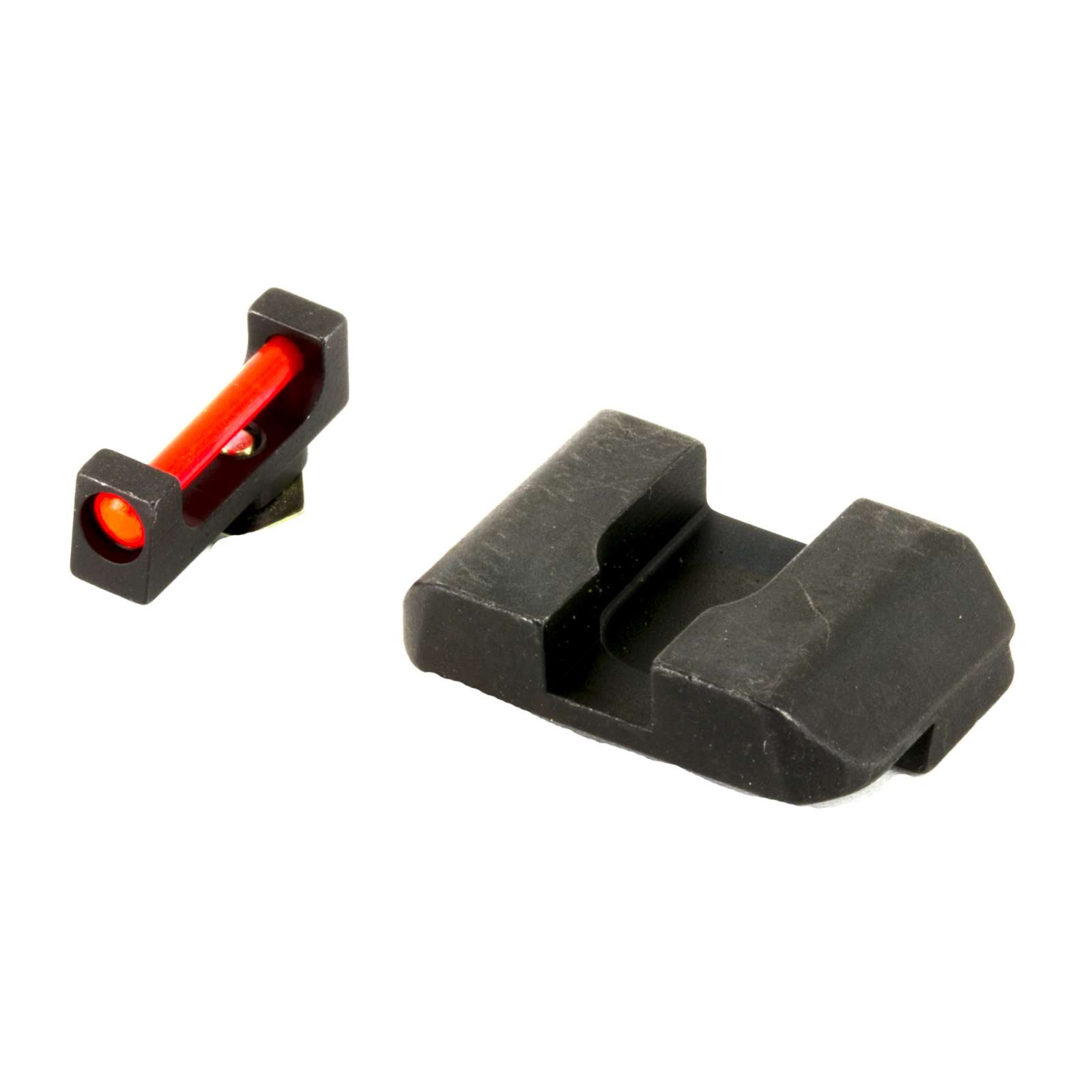 AMERIGLO SIGHTS RED FIBER FRONT BLACK REAR MOST SMALL/MEDIUM FRAME GLOCKS
