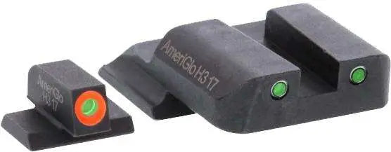 AMERIGLO SPARTAN TACTICAL S&W M&P OPERATOR 3 DOT SIGHT GREEN FRONT GREEN REAR