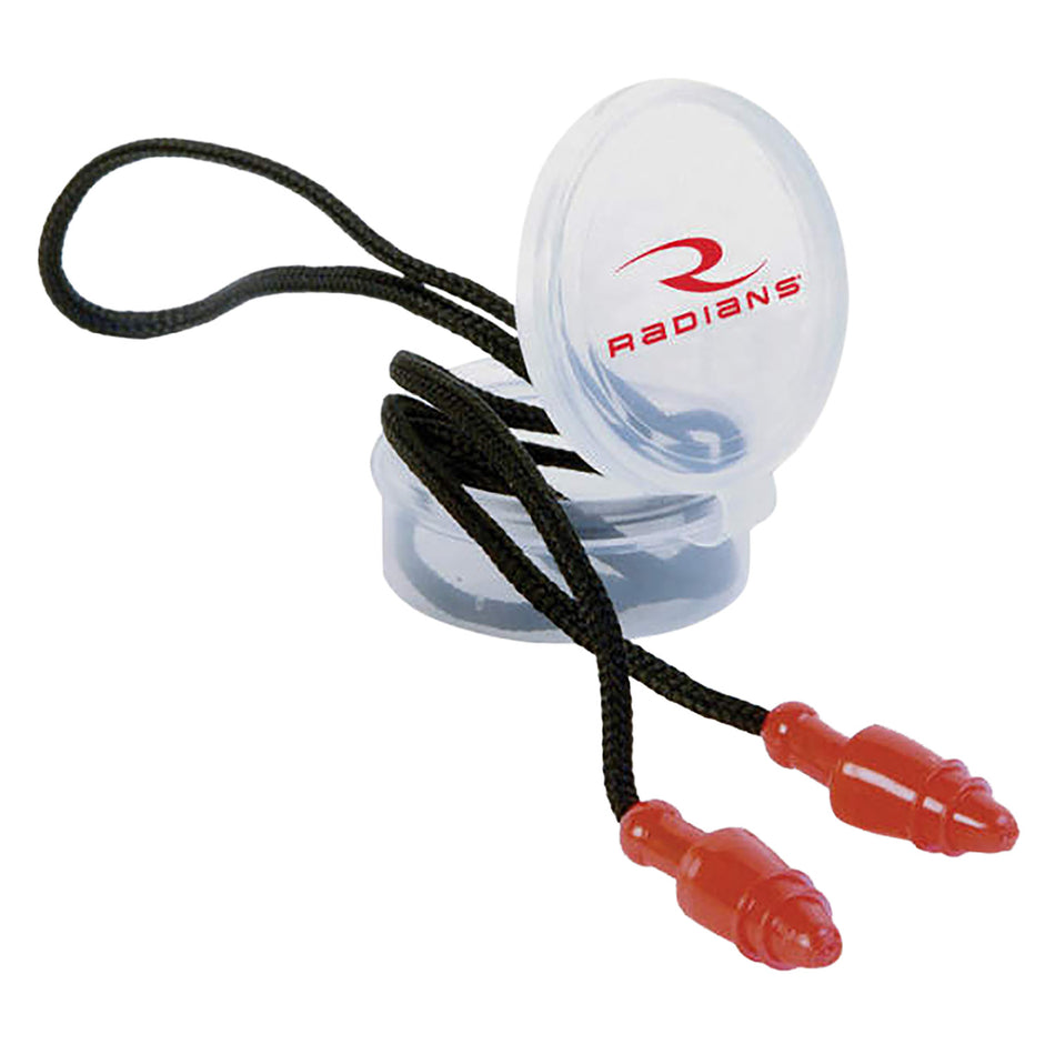 Radians JP3150HC SnugPlugs 28 dB Behind The Neck Red/Black Adult 1 Pair