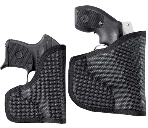 DeSantis Gunhide N38BJP6Z0 Nemesis Pocket Black Rubberized Fabric Fits Colt Mustang/Pony/Pocketlite Right Hand