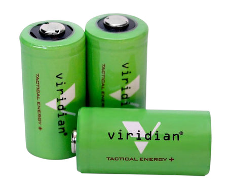 Viridian 3500006 CR123 Battery Green 3.0 Volts 1,750 mAh (3) Single Pack