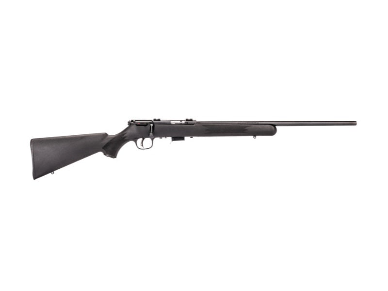 Savage Arms 96709 93R17 F Full Size 17 HMR 5+1 21" Matte Black Button Rifled Barrel, Matte Black Drilled & Tapped Carbon Steel Receiver, Matte Black Fixed Synthetic Stock, Right Hand