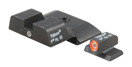 Trijicon 600722 HD Night Sights Green/Tritium Orange Outline Front Sight-Green Tritium Black Outline Rear Sight Smith & Wesson M&P Shield/M&P Shield Plus