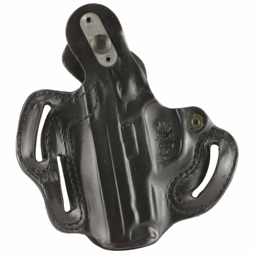 DESANTIS THUMB BREAK SCABBARD HOLSTER SIG P229 BLACK LEATHER RH