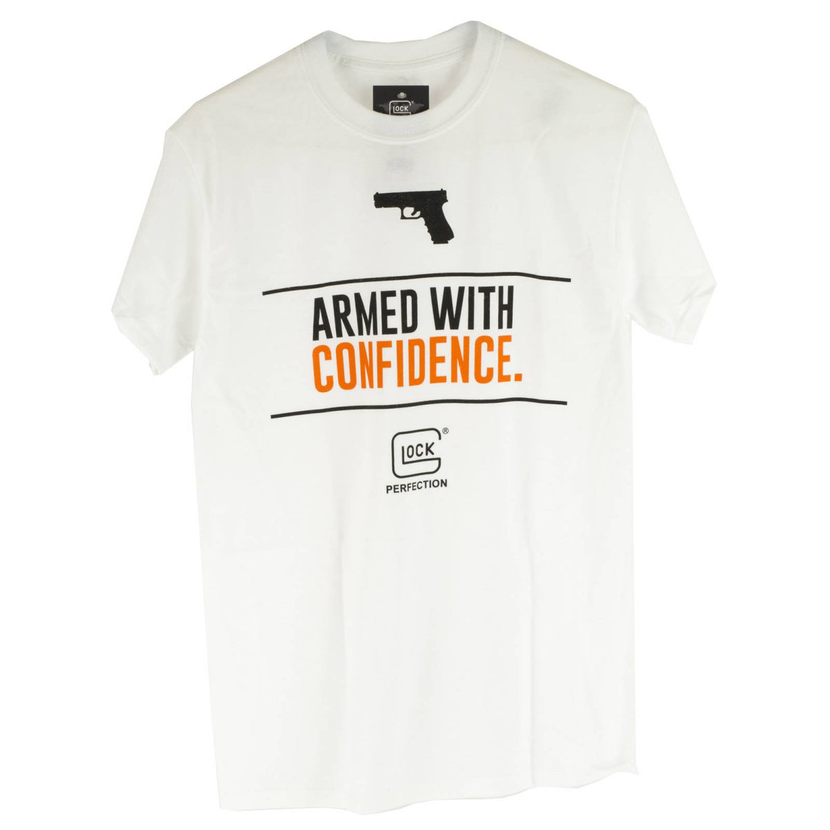 GLOCK OEM ARMED W/ CONFIDENCE WHT S