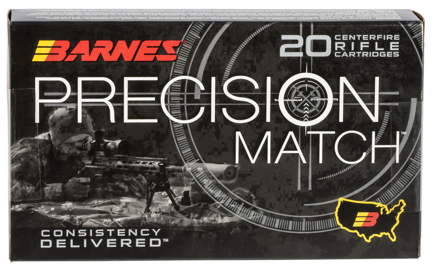Barnes .300 Winchester Mag Precision Match 220gr OTM BT Ammo