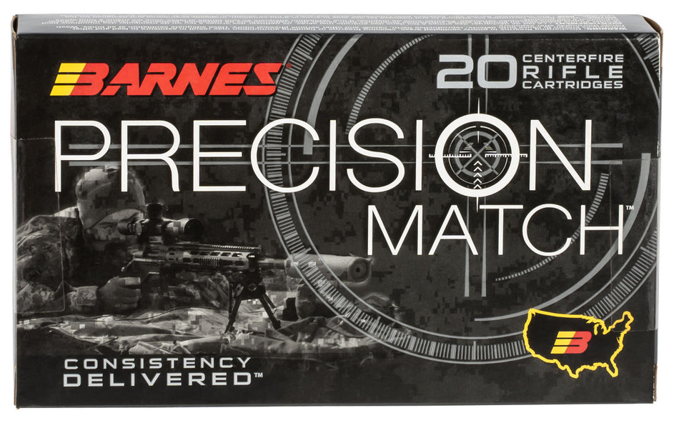Barnes .300 Winchester Mag Precision Match 220gr OTM BT Ammo