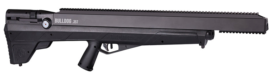 Benjamin BPBD3S Bulldog PCP 357 Pellet 4+1 Shot Black Black Receiver Black Fixed Bullpup Stock