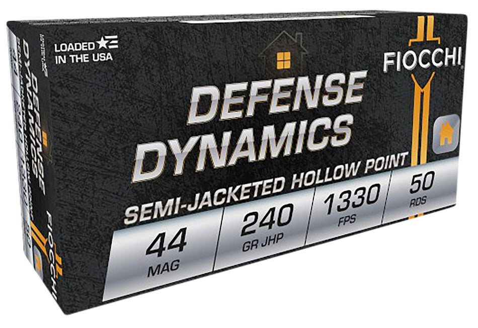 Fiocchi .44 Mag  Defense Dynamics 240gr SJHP Ammo