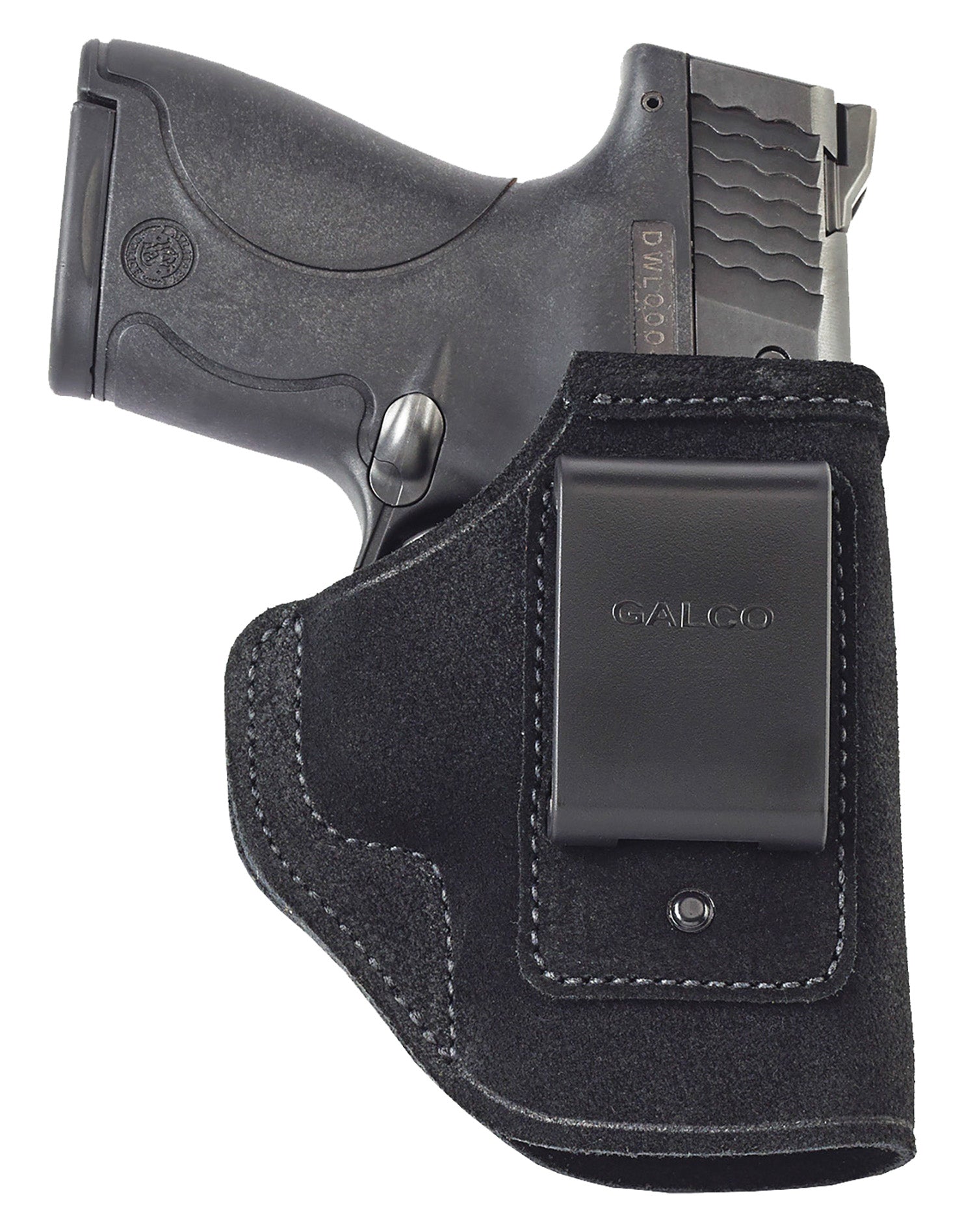 Galco STO266B Stow-N-Go IWB Black Leather Belt Clip Fits 1911 4-4.25" Barrel Right Hand