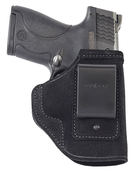 Galco STO266B Stow-N-Go IWB Black Leather Belt Clip Fits 1911 4-4.25" Barrel Right Hand