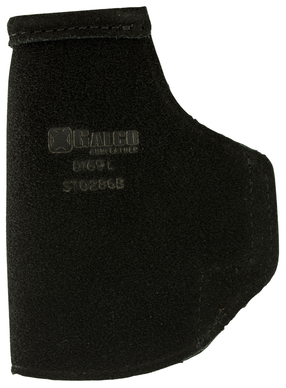 Galco STO286B Stow-N-Go IWB Black Leather Belt Clip Fits Glock 26 Gen3-5/27 Gen3-5/33 Right Hand